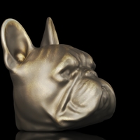 Creative Co-Op Decorative Antique Resin Dog Head - Thumbnail 5
