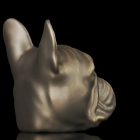 Creative Co-Op Decorative Antique Resin Dog Head - Thumbnail 7