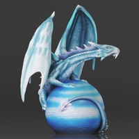 Urbalabs Large Dragon Figurines Statue - Thumbnail 3