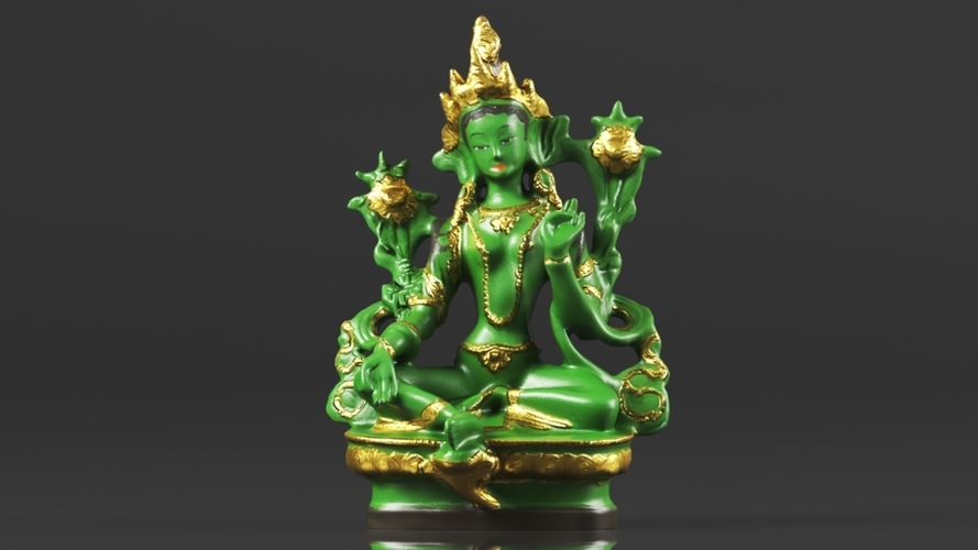 Buddhism Statue Green Tara Buddha Statue Feng Shui