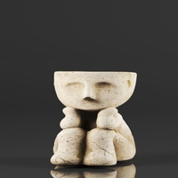 Aclema Head Planter Plant Flower Pots - Thumbnail 3