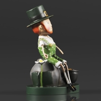 Art Amaze Abstract Figure Gold Decor Accent - Thumbnail 5