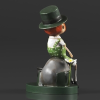 Art Amaze Abstract Figure Gold Decor Accent - Thumbnail 7