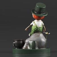 Art Amaze Abstract Figure Gold Decor Accent - Thumbnail 9