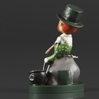 Art Amaze Abstract Figure Gold Decor Accent - Thumbnail 10