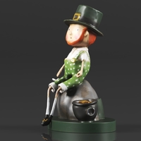 Art Amaze Abstract Figure Gold Decor Accent - Thumbnail 12