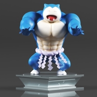 Figura de acción Pokémon Snorlax Bodybuilder - Thumbnail 2