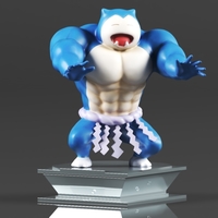 Figura de acción Pokémon Snorlax Bodybuilder - Thumbnail 3