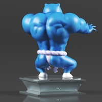 Figura de acción Pokémon Snorlax Bodybuilder - Thumbnail 8