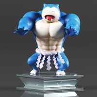 Figura de acción Pokémon Snorlax Bodybuilder - Thumbnail 15