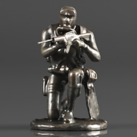 Seal Diver Soldier Taking Aim with Rifle Statue - Thumbnail 2