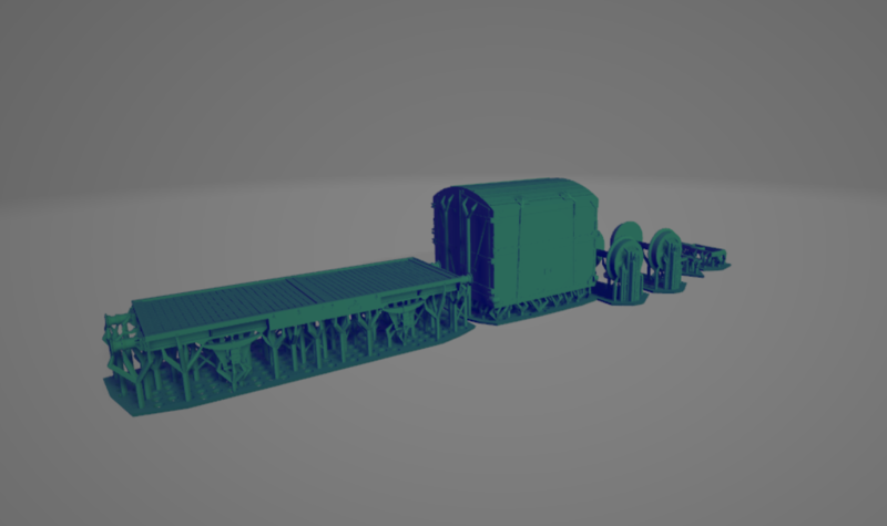 OO gauge Conflat Wagon  Pre Supported Model Railways