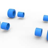 Wheel set of Pavement 600 Micro sprint car Scale 1:25 - Thumbnail 8