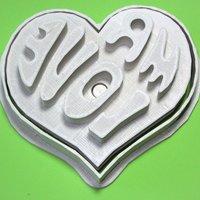 Mr Love cookie cutter and press - Thumbnail 2