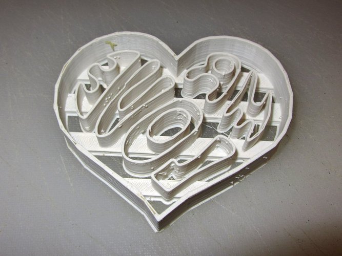 Mr Love cookie cutter and press 3D Print 56460