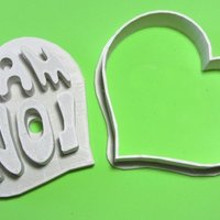 Mr Love cookie cutter and press - Thumbnail 5