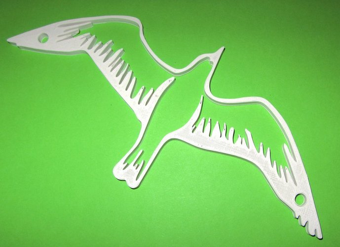 seagull placque 3D Print 56463