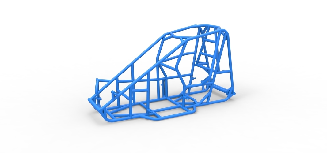 Frame of Pavement 600 Micro sprint car 1:25 3D Print 564714