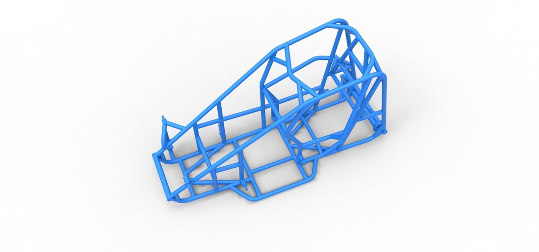 Frame of Pavement 600 Micro sprint car 1:25 3D Print 564716