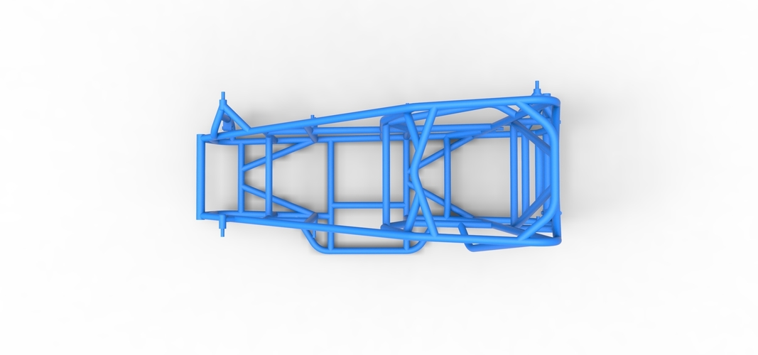 Frame of Pavement 600 Micro sprint car 1:25 3D Print 564721