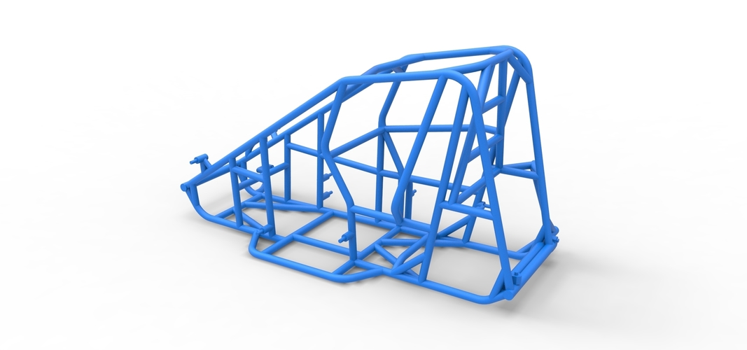 Frame of Pavement 600 Micro sprint car 1:25 3D Print 564722