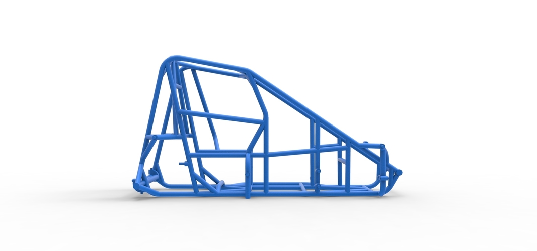 Frame of Pavement 600 Micro sprint car 1:25 3D Print 564726