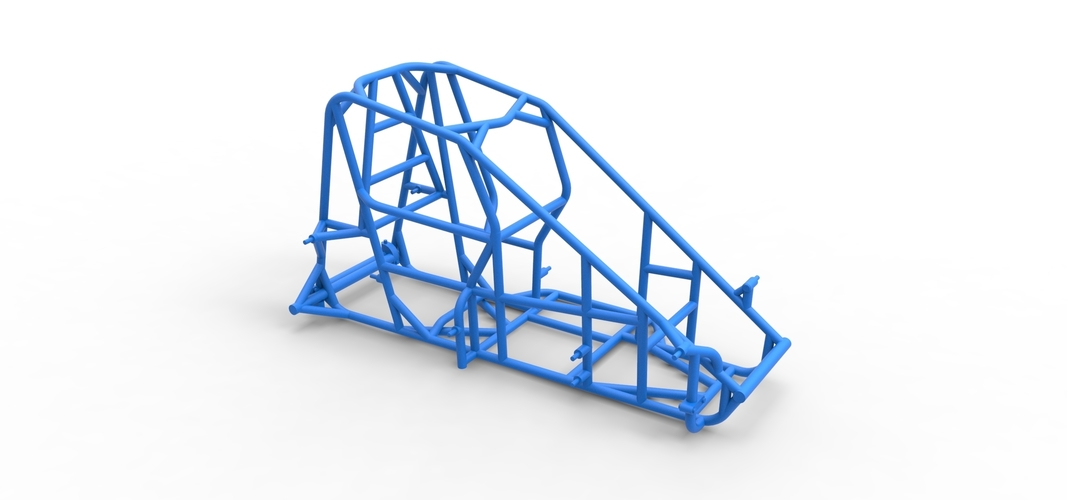 Frame of Pavement 600 Micro sprint car 1:25 3D Print 564728