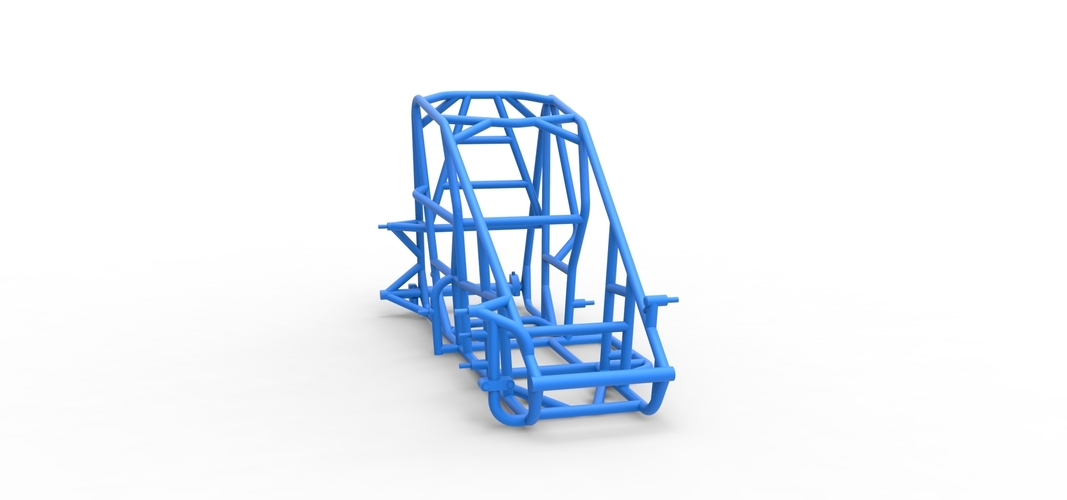 Frame of Pavement 600 Micro sprint car 1:25 3D Print 564729