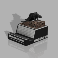 STAND / DOCKING STATION FOR ROG ALLY X - MONSTER HUNTER - Thumbnail 1