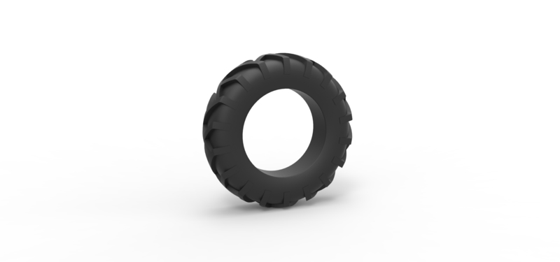 Tractor tire 29 Scale 1:25