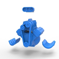 Engine V8 for vintage dragster Version 4 Scale 1:25 - Thumbnail 12