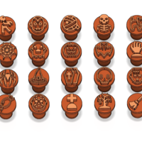 Halloween-Themed Brigadeiros Stamps - The Ultimate Collection - Thumbnail 1