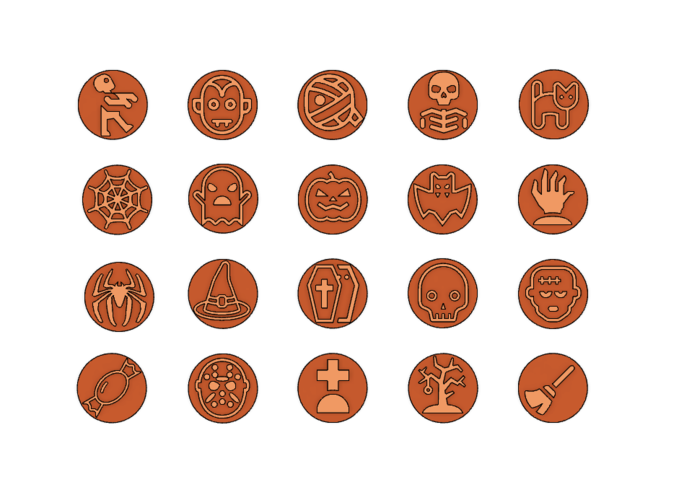 Halloween-Themed Brigadeiros Stamps - The Ultimate Collection