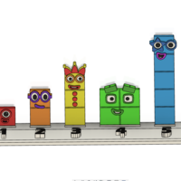 Number Blocks 1 to 5: Low-Cost 3D Printing Set - Thumbnail 1