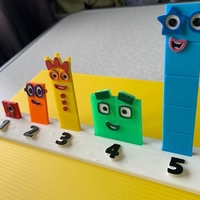 Number Blocks 1 to 5: Low-Cost 3D Printing Set - Thumbnail 4