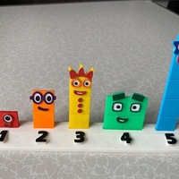 Number Blocks 1 to 5: Low-Cost 3D Printing Set - Thumbnail 6