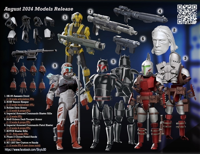 Star Wars Action figure Pack - Skylu3D