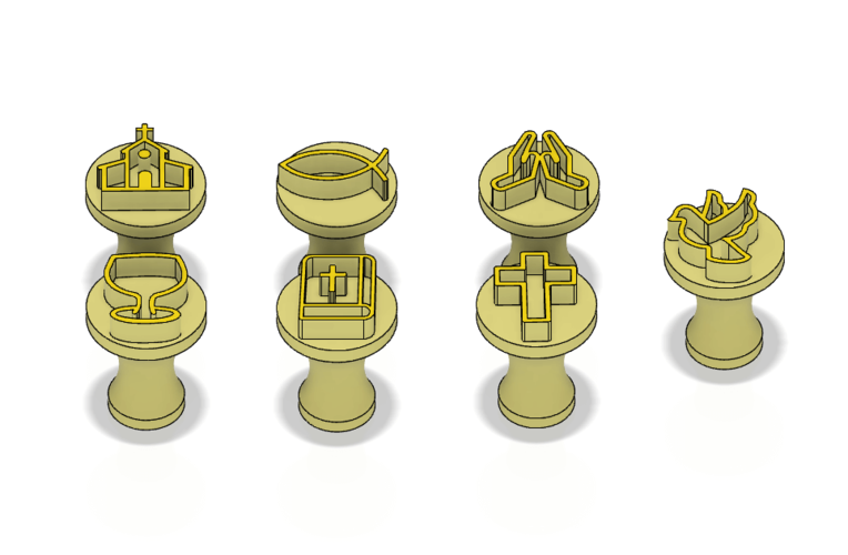 Christian-Themed Brigadeiro Stamps