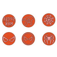 Spider-Man-themed Brigadeiro Stamp - Thumbnail 1