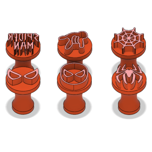 Spider-Man-themed Brigadeiro Stamp