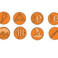 Harry Potter-themed Brigadeiro Stamp - Thumbnail 1