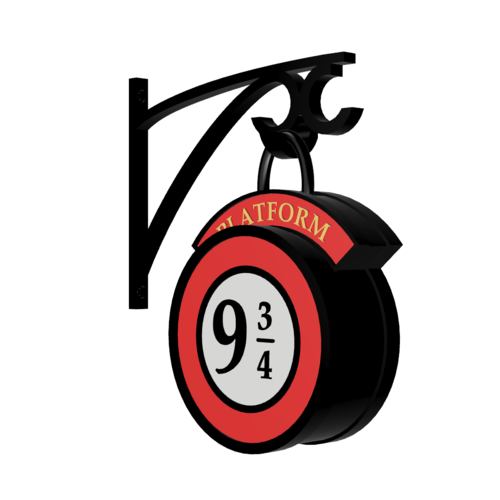 Platform 9 ¾ Lamp – Inspired by Harry Potter