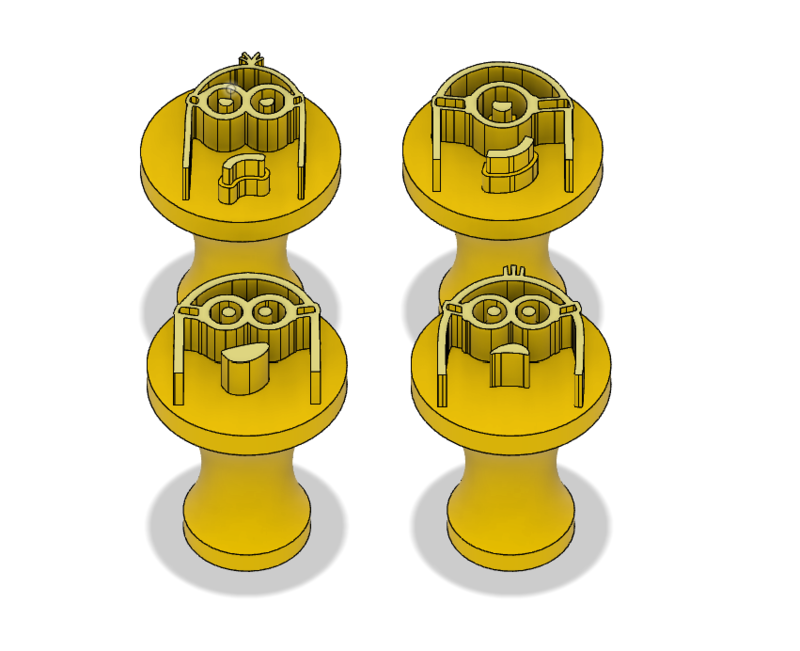 Minions-Themed Brigadeiro Stamp