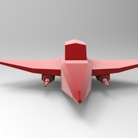 Low Poly Space Ship - Thumbnail 1