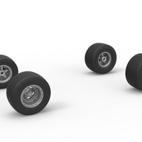 Wheel set of Australian Super Sedan 1:25 - Thumbnail 1