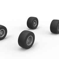 Wheel set of Australian Super Sedan 1:25 - Thumbnail 2