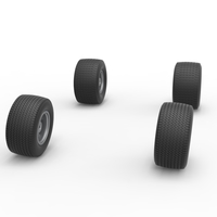 Wheel set of Australian Super Sedan 1:25 - Thumbnail 3