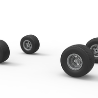 Wheel set of Australian Super Sedan 1:25 - Thumbnail 8