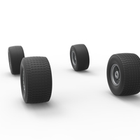 Wheel set of Australian Super Sedan 1:25 - Thumbnail 9