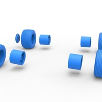 Wheel set of Australian Super Sedan 1:25 - Thumbnail 11